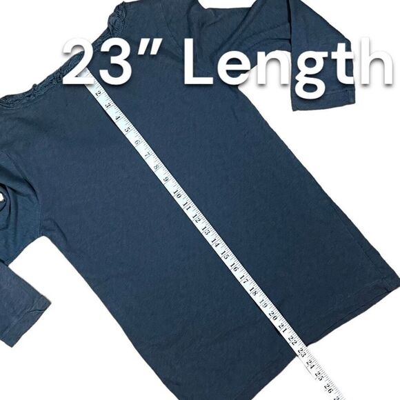 J. Crew Charcoal Perfect Tee Sz M - Picture 12 of 12